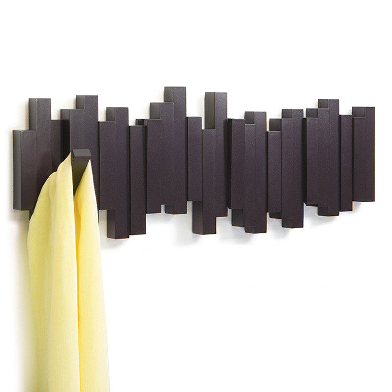 Wall-mounted coat rack